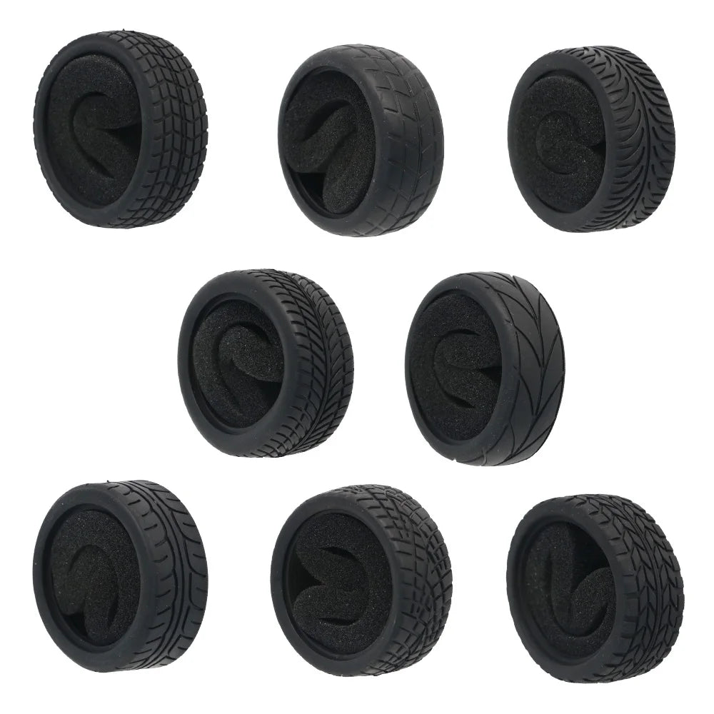 65mm On-Road RC Car Tires - 4 Pack