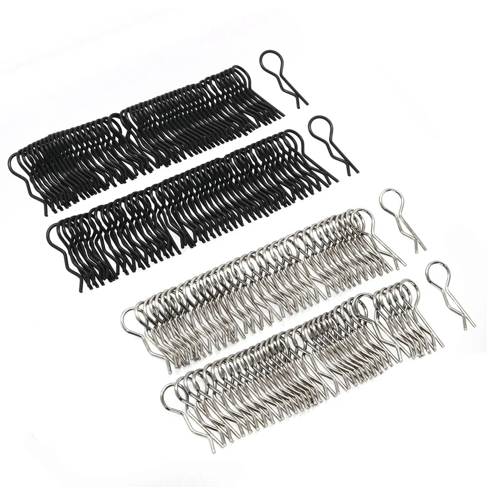 RC Car Body Clips - 100 Pack