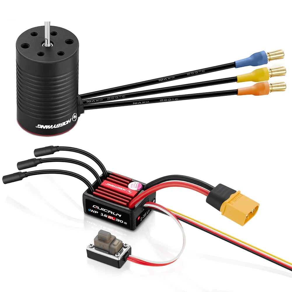 HOBBYWING QuicRun WP 16BL30 G2 ESC & Motor Combo