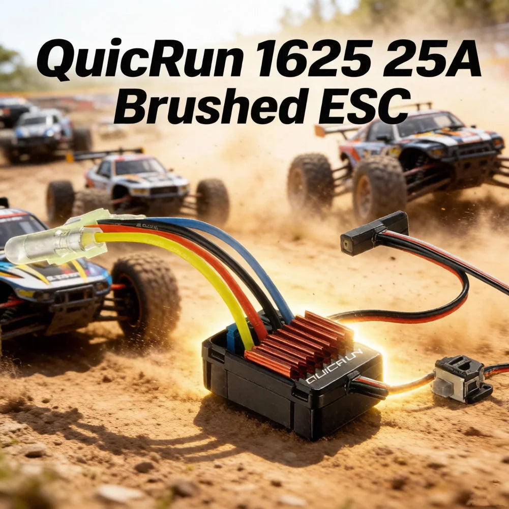 HOBBYWING QuicRun 1625 25A Brushed ESC