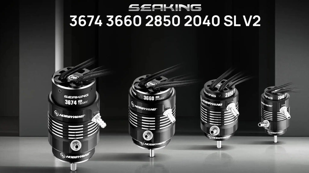 HOBBYWING Seaking 2040/2850/3660/3674SL V2 Brushless Boat Motor