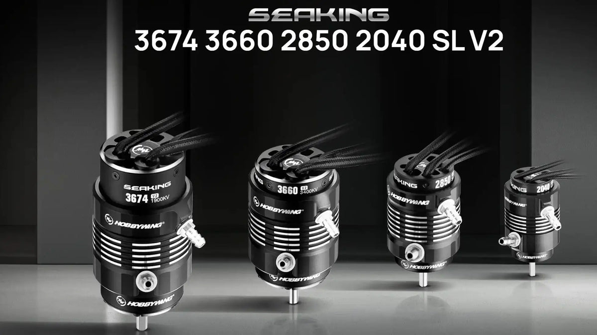 HOBBYWING Seaking 2040/2850/3660/3674SL V2 Brushless Boat Motor