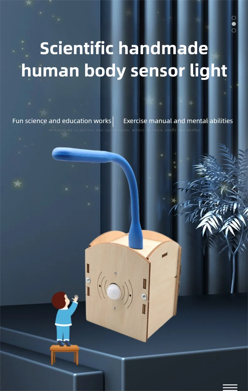 DIY Human-Sensing Night Light STEM Kit