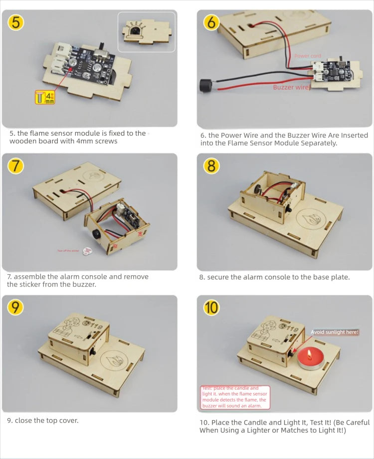 DIY Fire Alarm Circuit STEM Kit