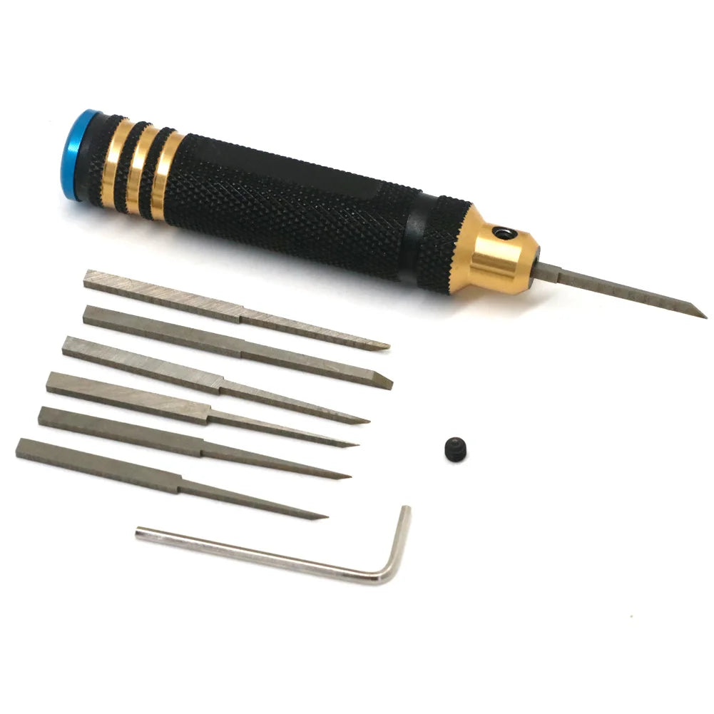 Model Scriber & 7-Blade Chisel Set