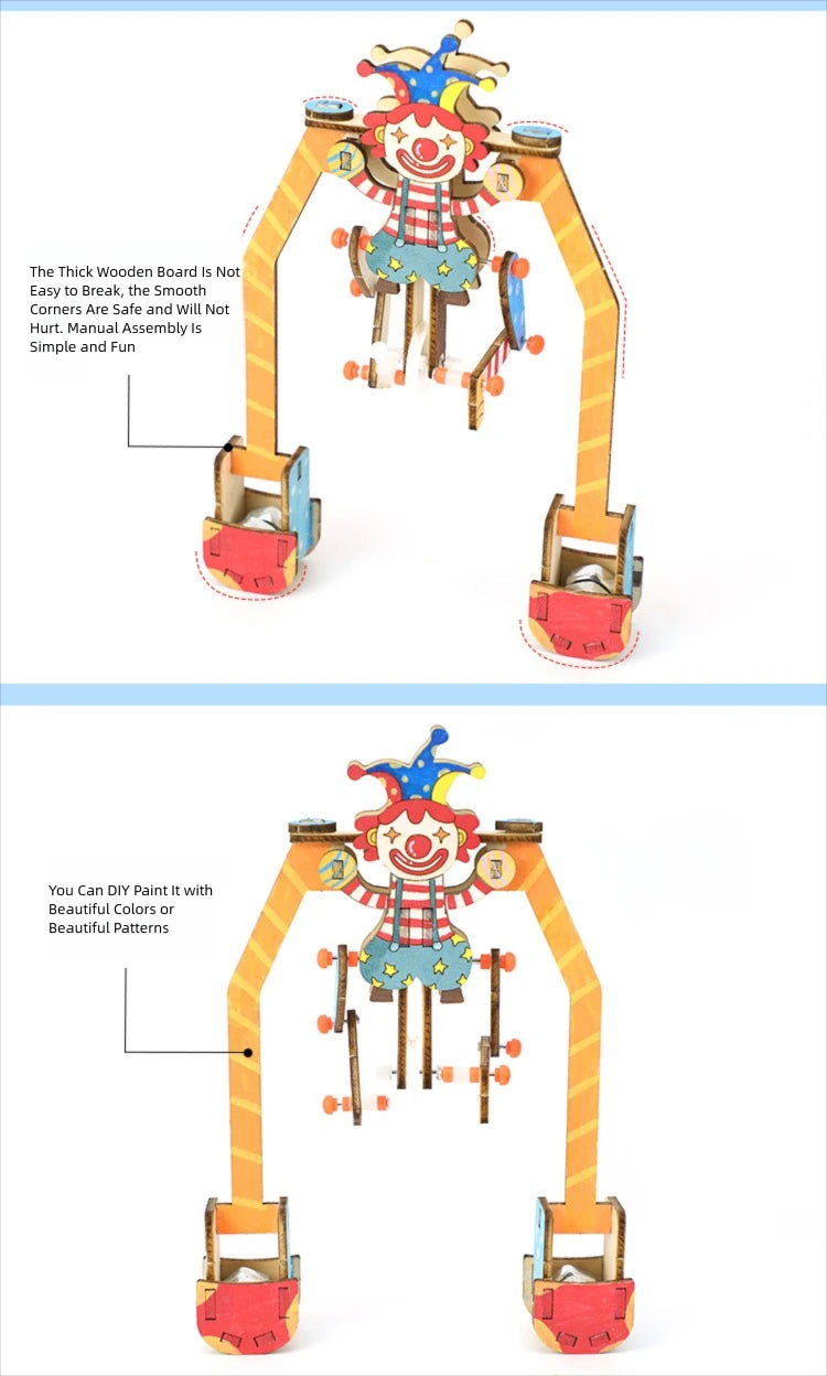 DIY Tightrope Walking Joker STEM Kit