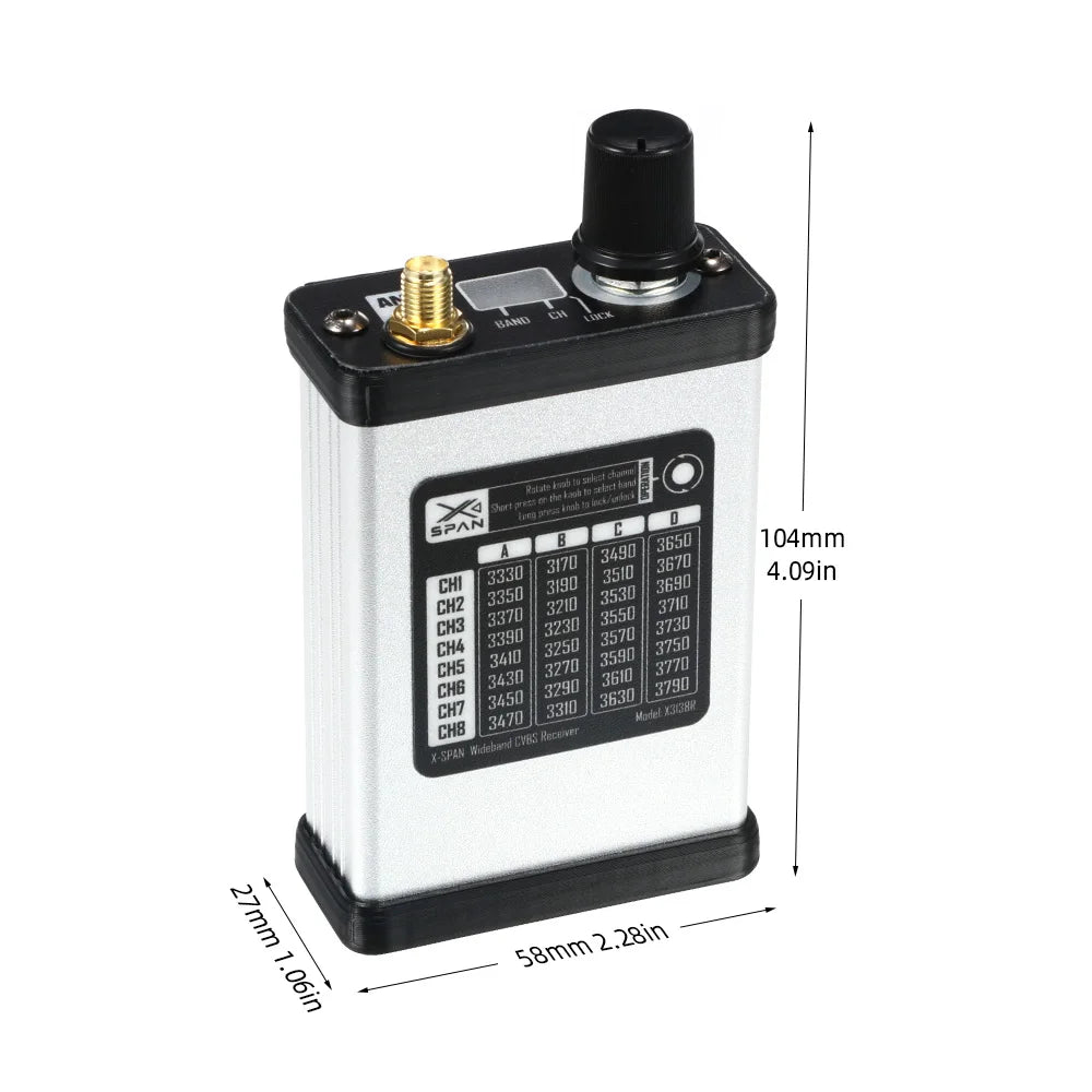 RUSHFPV 3.1-3.8GHz 5W 32CH VTX/VRX Kit
