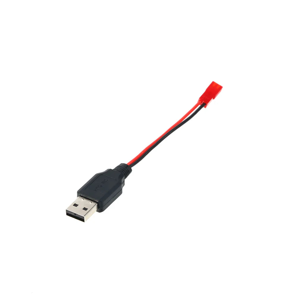 3.7V USB LiPo Charger Cable with JST/SM/Futaba Plug