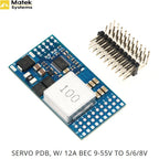 MATEK SVPDB-12S Servo PDB with 12A BEC