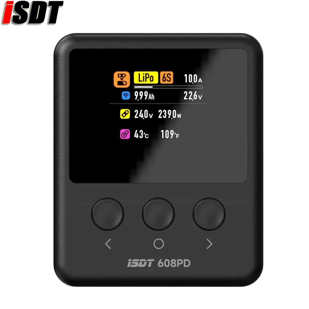 ISDT 608PD 240W 10A Smart Balance Charger