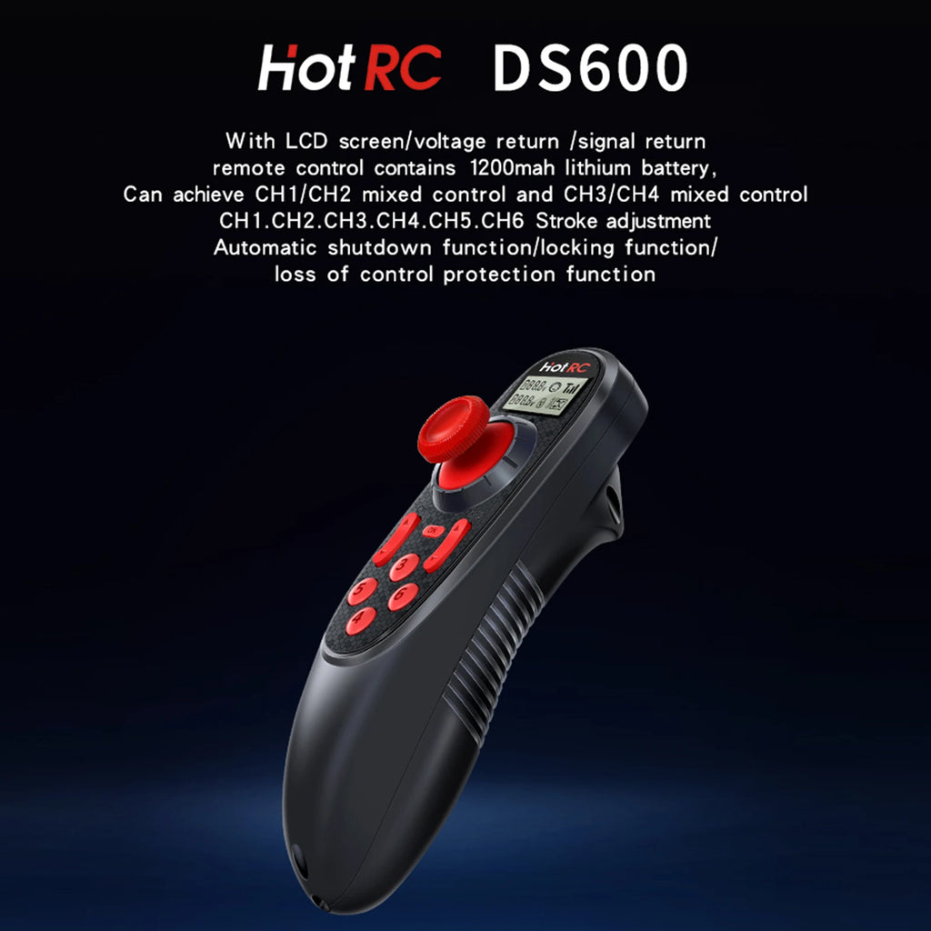 HOTRC DS-600 2.4GHz 6CH Radio System