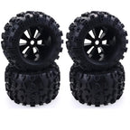 4pcs 1/8 RC Truck Tires & Wheels - 17mm Hex