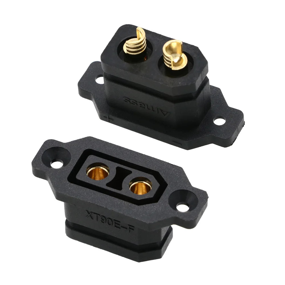 Amass XT90E-F Mountable Battery Connector - 2 Pack