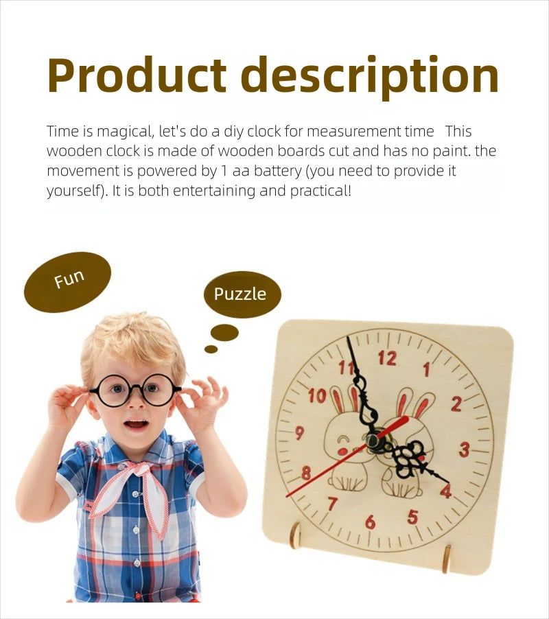 DIY Clock Model STEM Kit