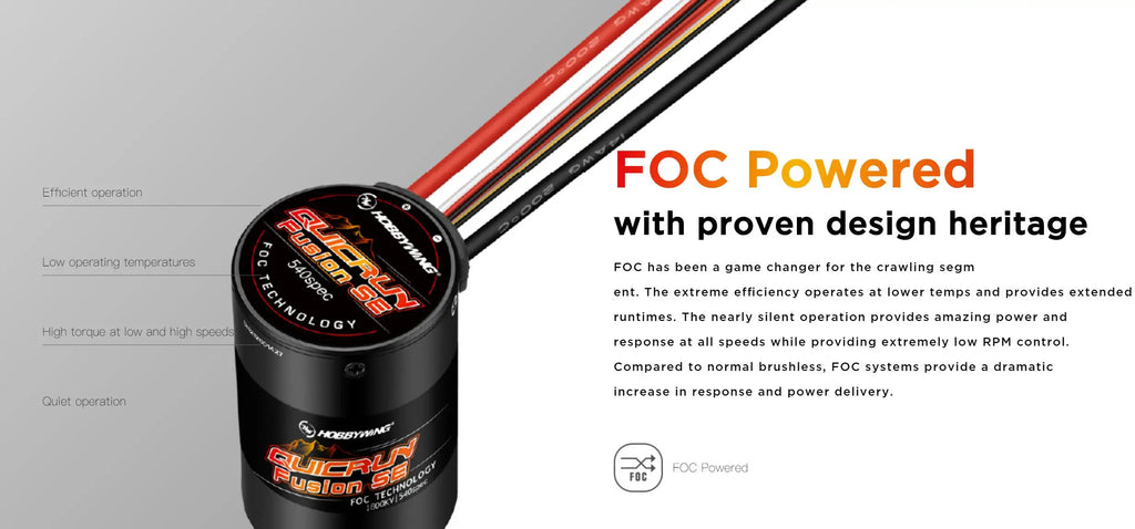 HOBBYWING QuicRun Fusion SE 2-in-1 Motor & ESC