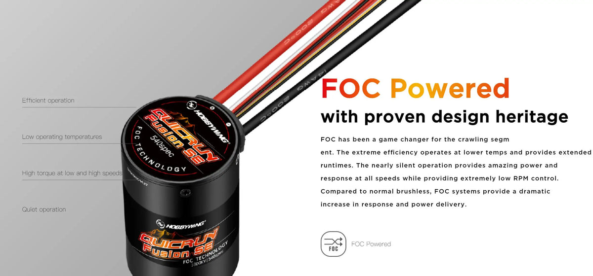 HOBBYWING QuicRun Fusion SE 2-in-1 Motor & ESC