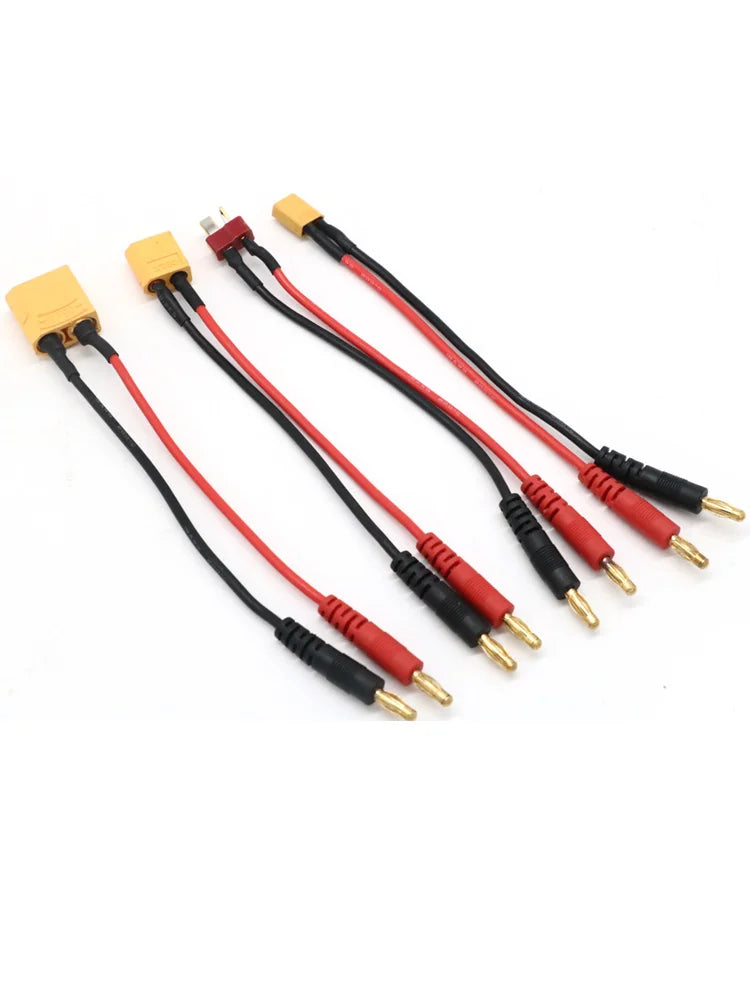 XT30 / XT60 / XT90 / T-Plug Charging Lead to 4mm Banana
