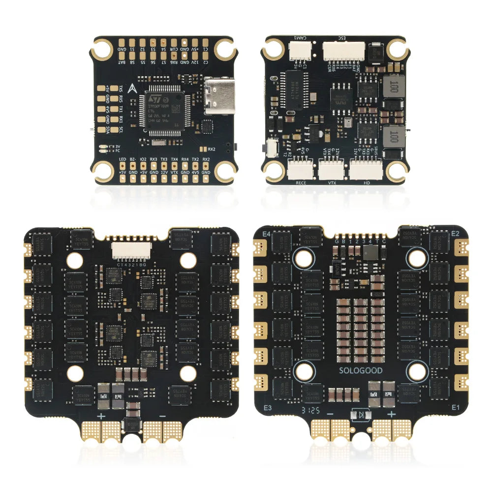 SoloGood F722 100A 8S FC & ESC Stack