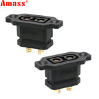 Amass XT90E-F Mountable Battery Connector - 2 Pack