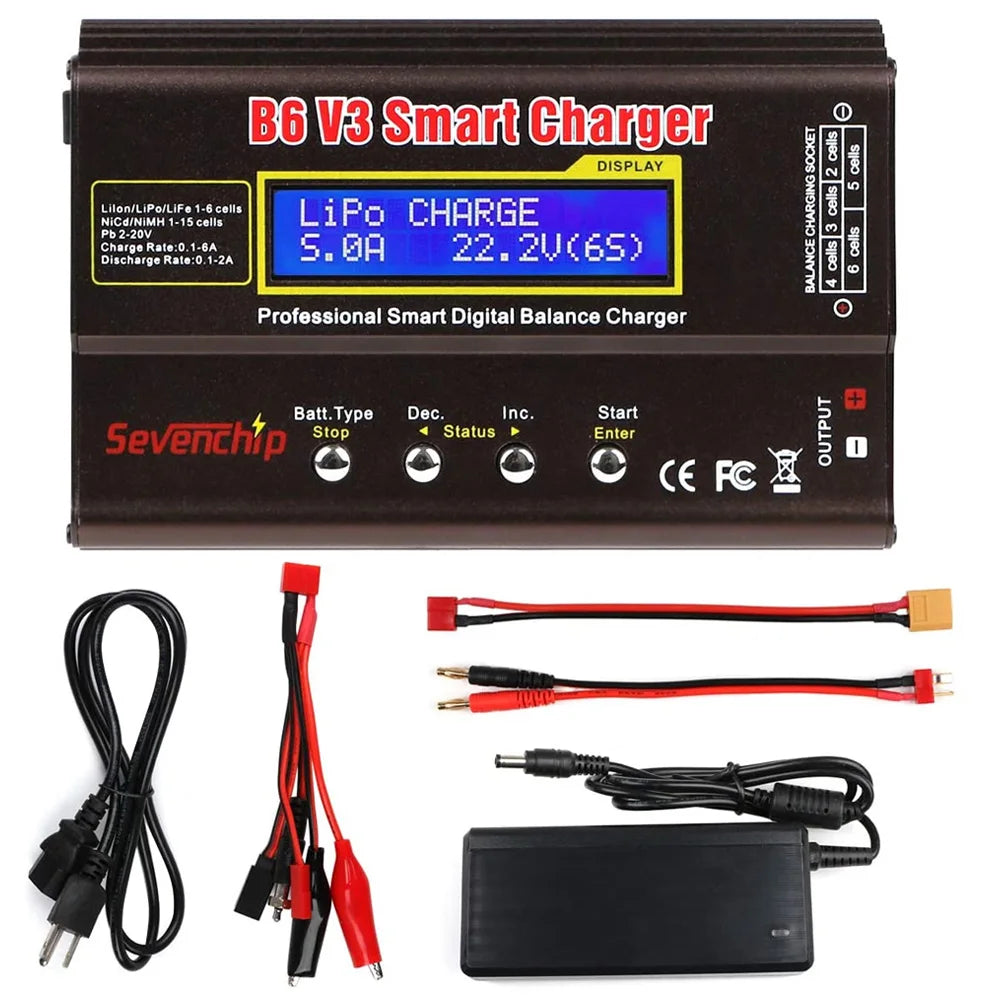 iMAX B6 V3 80W 6A Balance Charger