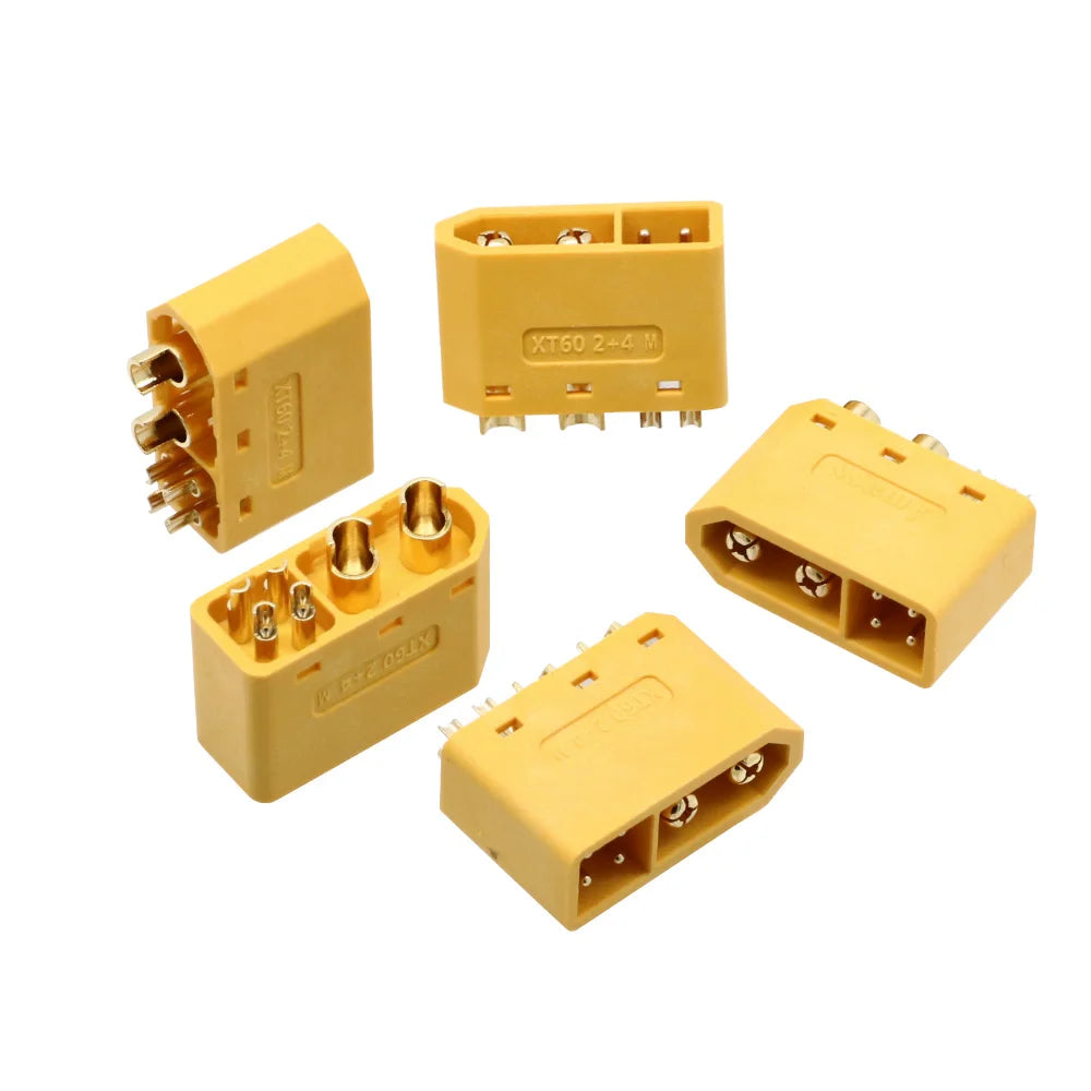 Amass XT60 Signal Pin Connectors - 5 Pair