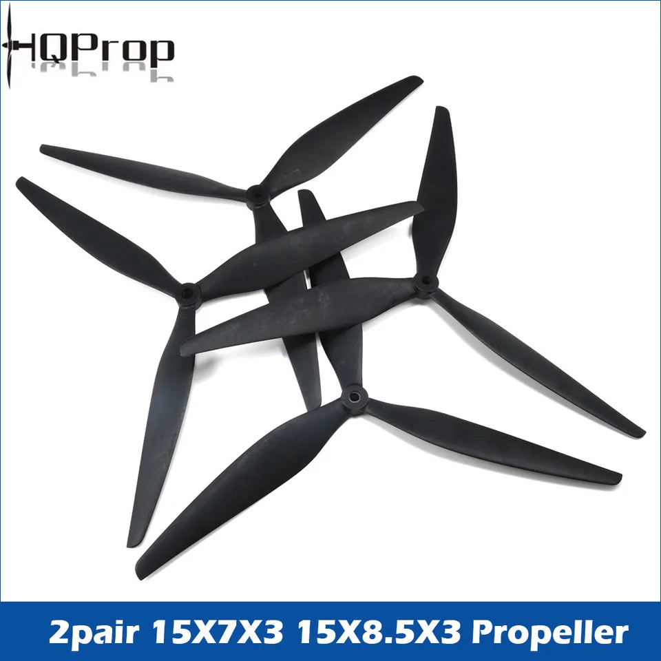 HQProp 15-Inch 3-Blade CW/CCW Propellers - 2 Pairs