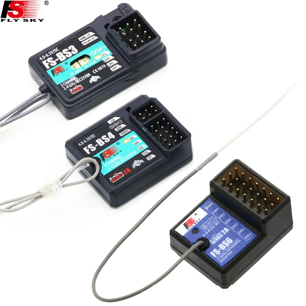 FlySky FS-BS3 / FS-BS4 / FS-BS6 Receiver with Gyro