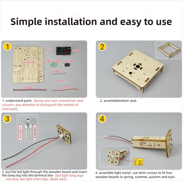 DIY Projection Lamp STEM Kit