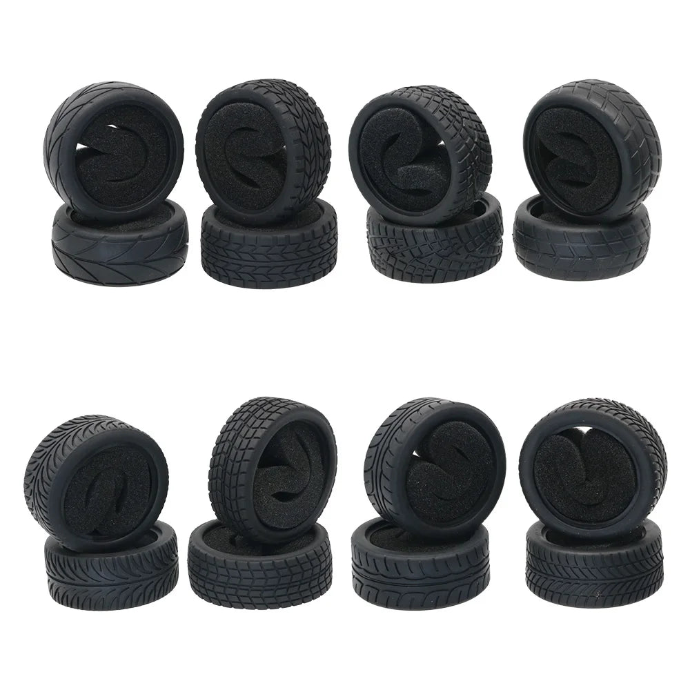 65mm On-Road RC Car Tires - 4 Pack