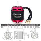 SURPASS HOBBY C5045/C5055/C5065 V2 Brushless Motor & ESC