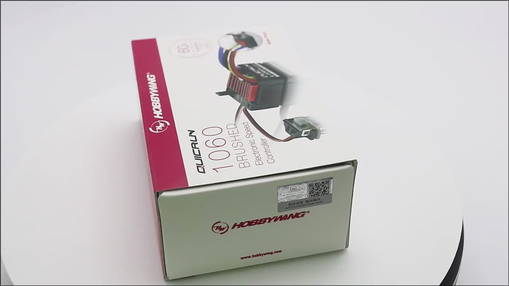 HobbyWing QuicRun 1060 60A Brushed Electronic Speed Controller ESC For 1:10 RC Car Waterproof For RC Car